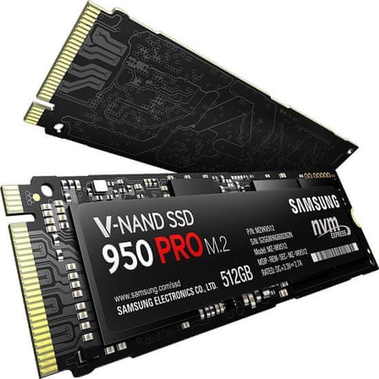 Samsung M.2 SSD disk 950 PRO 512 GB, PCIe