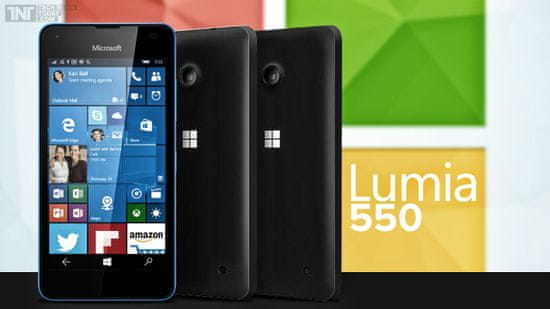 Microsoft Lumia 550, črna