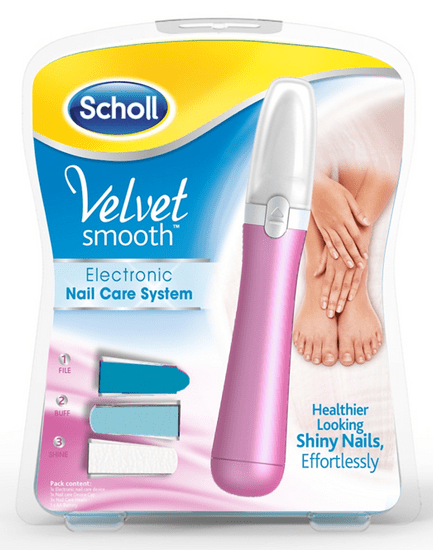 Scholl električna pilica za nohte Velvet Smooth Pink