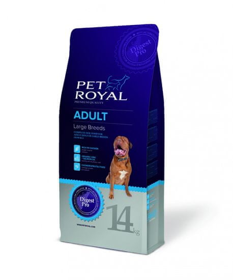 Pet Royal suha hrana za odrasle pse velikih pasem Adult Large Breeds, piščanec, 14 kg