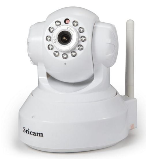 SRICAM brezžična IP kamera MT SP005, bela
