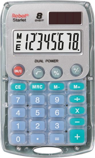 Rebell kalkulator Starlet BX, transparenten