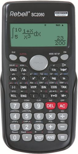 Rebell tehnični kalkulator SC2080, črn