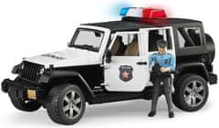 Bruder policijski jeep Wrangler s policistom 02526