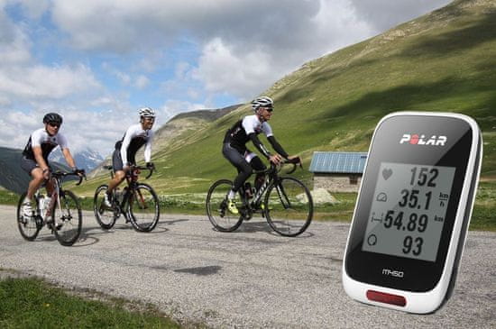 Polar kolesarski ra unalnik M450 HR bel mimovrste