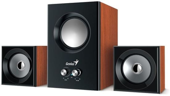 Genius stereo leseni zvočniki SW-2.1 375