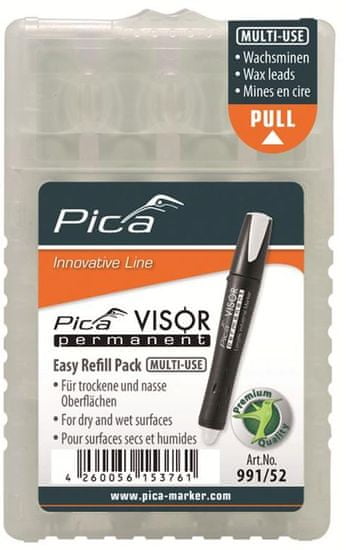 Pica-Marker označevalna voščenka Pica Visor Permanent, bela, 4 kosi (991/52)