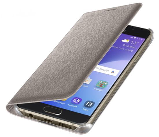 Samsung preklopni ovitek za Galaxy A3 2016 (A310), zlat (EF-WA310PFEGWW)
