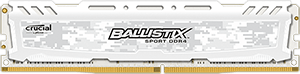 Crucial pomnilnik (RAM) DDR4 4GB 1.2V Ballistix Sport LT White