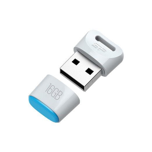 Silicon Power USB ključek T06 16 GB COB, bel