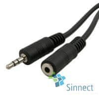 Sinnect audio podaljšek 3,5mm Stereo 5m M/F Sinnect (14.111)