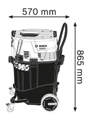BOSCH Professional mokro-suhi sesalnik GAS 55 M AFC (06019C3300)