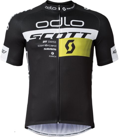 ODLO kolesarska majica Scott Odlo Team Rep. Stand-up collar s/s zip