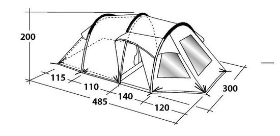 Outwell top nevada 4p