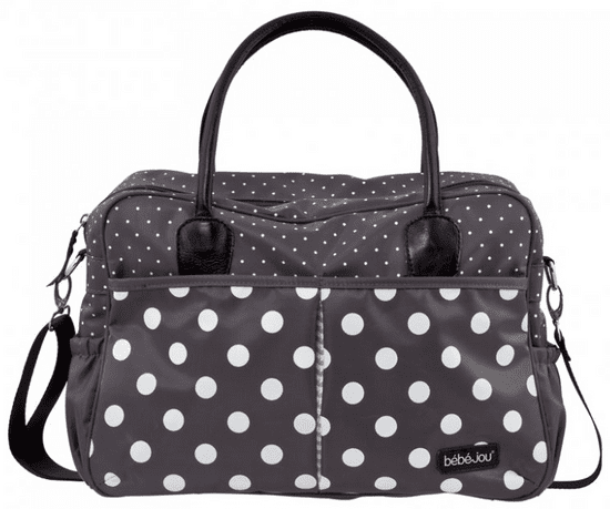 Bebe-jou previjalna torba Luxury Bag Grey Dots