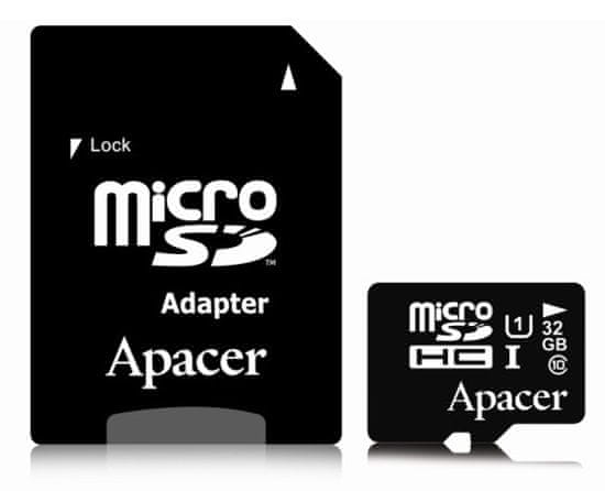 Apacer pomnilniška kartica microSD HC 32GB UHS-I Class 10