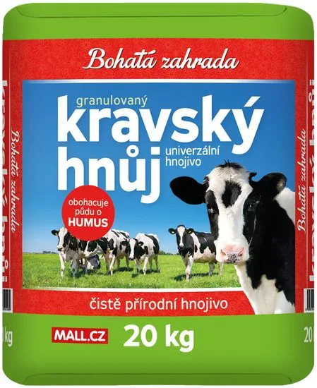 Bohatá zahrada kravji gnoj, 20 kg