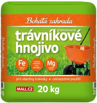 Bohatá zahrada gnojilo za travo, 20 kg