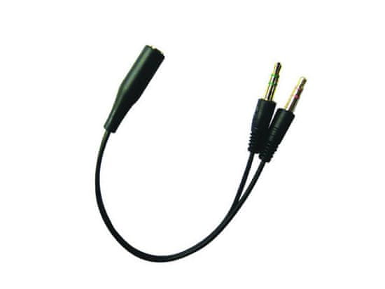 Sandberg adapter za slušalke in mikrofon Single->Dual