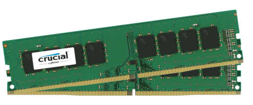 Crucial pomnilnik 16 GB KIT (8GBx2) DDR4 2400 CL17 1.2V DIMM Single Ranked