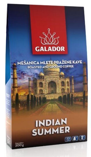 Galador Indian Summer mleta kava, 3 x 200 g