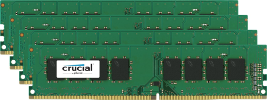 Crucial pomnilnik 32GB (4x 8GB) DDR4 2133 CL15 1.2V DIMM Single Ranked