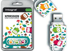 Integral USB ključek Xpression 16 GB USB 2.0, Owls