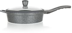 Banquet globoka ponev s pokrovom GRANITE, 28 cm