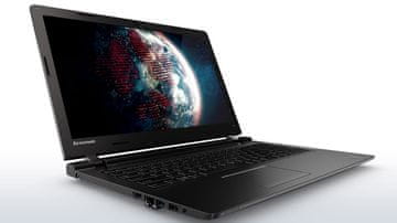 Lenovo prenosnik IdeaPad 100 N3540 4GB/500 DOS HD, črn