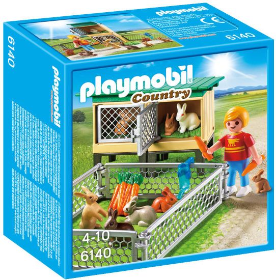 Playmobil 6140 Zajčja ograja z zajci