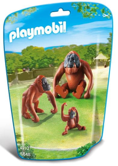 Playmobil orangutan z mladiči 6648