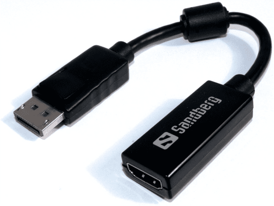 Sandberg adapter DisplayPort->HDMI - Odprta embalaža