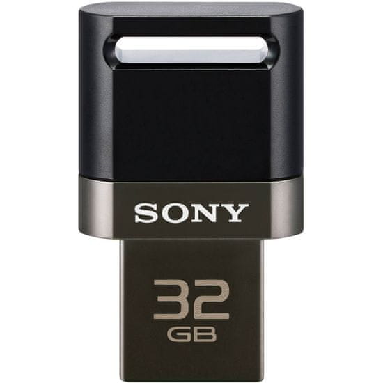 Sony ključek MicroUSB/USB 3.1, 32 GB - črn