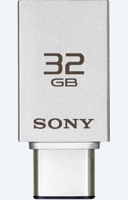 Sony ključek MicroUSB/USB 3.1, 32 GB - bel