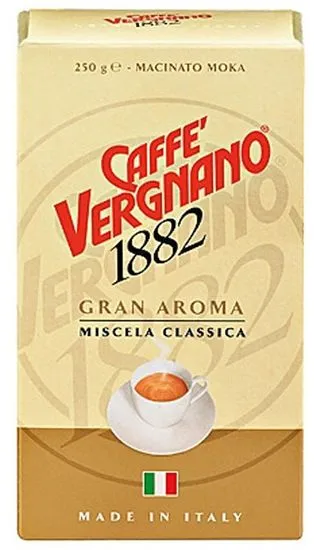 Vergnano Gran Aroma mleta kava, 4 x 250 g