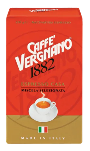 Vergnano Espresso Casa, mleta kava, 4 x 250 g