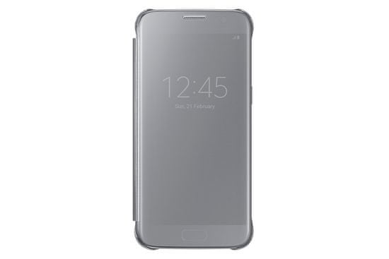 Samsung torbica Clear View za Galaxy S7 G900, srebrna (EF-ZG930CSEGWW)