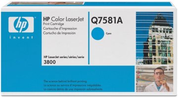 HP toner Color LaserJet Q7581A, cyan