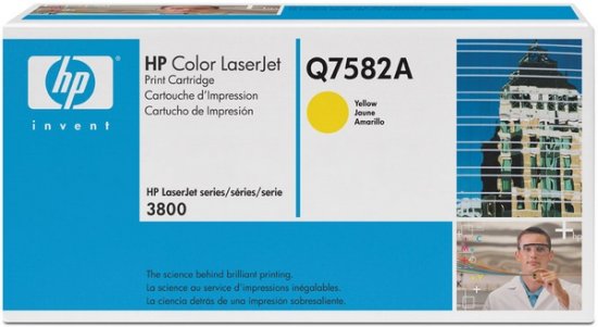 HP toner Color LaserJet Q7582A, yellow