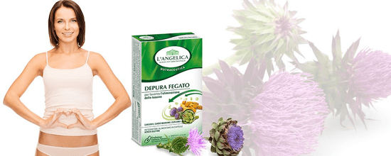 L'Angelica prehransko dopolnilo čistilec jeter, 40 tablet
