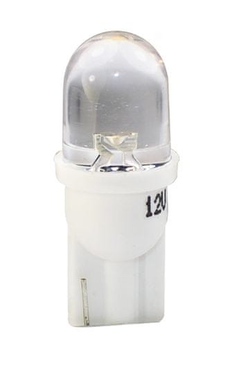 M-Tech žarnica LED L010 - W5W, okrogla, bela