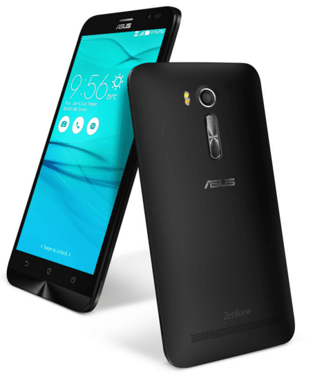 ASUS GSM telefon Zenfone Go 8GB, črn (ZB452KG)
