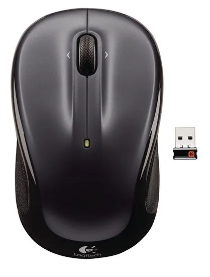 Logitech M325 brezžična miška, črna