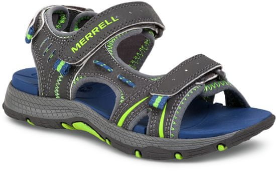Merrell sandali Panther Sandal, otroški, sivo-modri