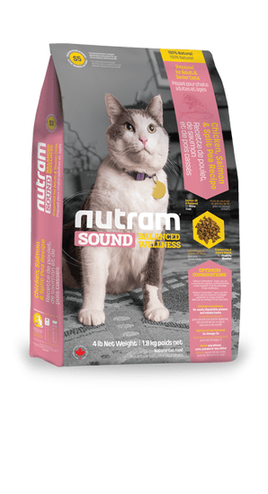 Nutram hrana za odrasle in starejše mačke Sound Adult/Senior Cat, 6,8kg