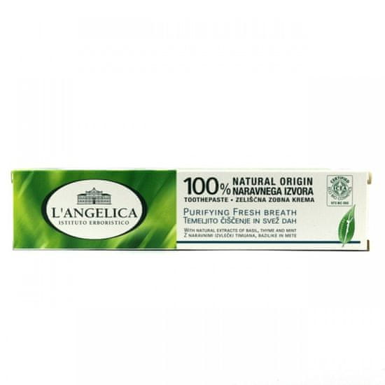 L'Angelica zeliščna zobna pasta svež dah, 75 ml