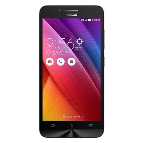 ASUS GSM telefon Zenfone Go 16GB, črn (ZC500TG)