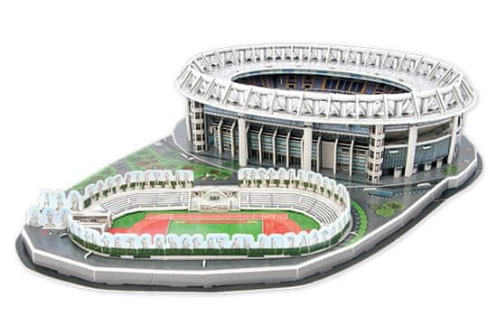 Puzzle 3D Stadio Olimpico Di Amsterdam 78 Pezzi - Divertimento Architettura Per Tutti!