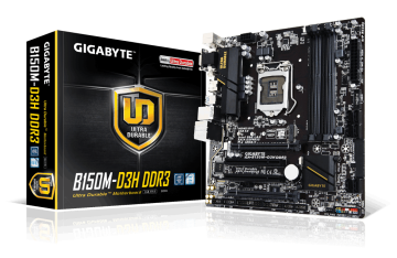 Gigabyte osnovna plošča GA-B150M-D3H DDR3 LGA1151 mATX
