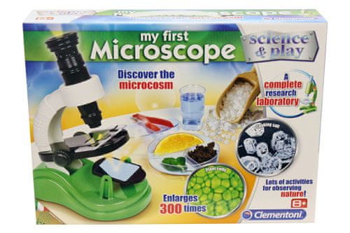 Clementoni mikroskop 300x, šk. 61211